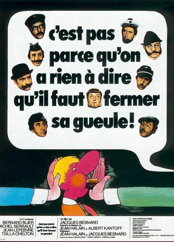 C’est pas parce qu’on n’a rien à dire qu’il faut fermer sa gueule… (1975)