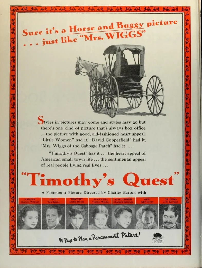 Timothy’s Quest (1922)
